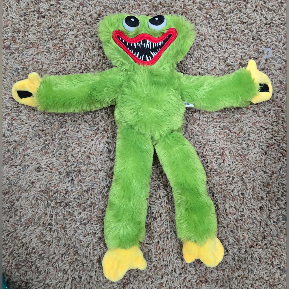 Huggy Wuggy Green Stuffed Animal